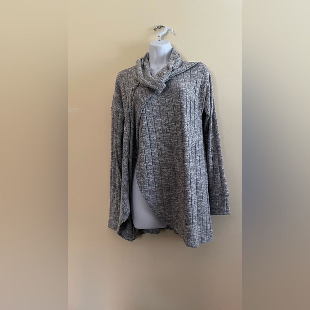 Maternity Drape Front Nursing Blouse